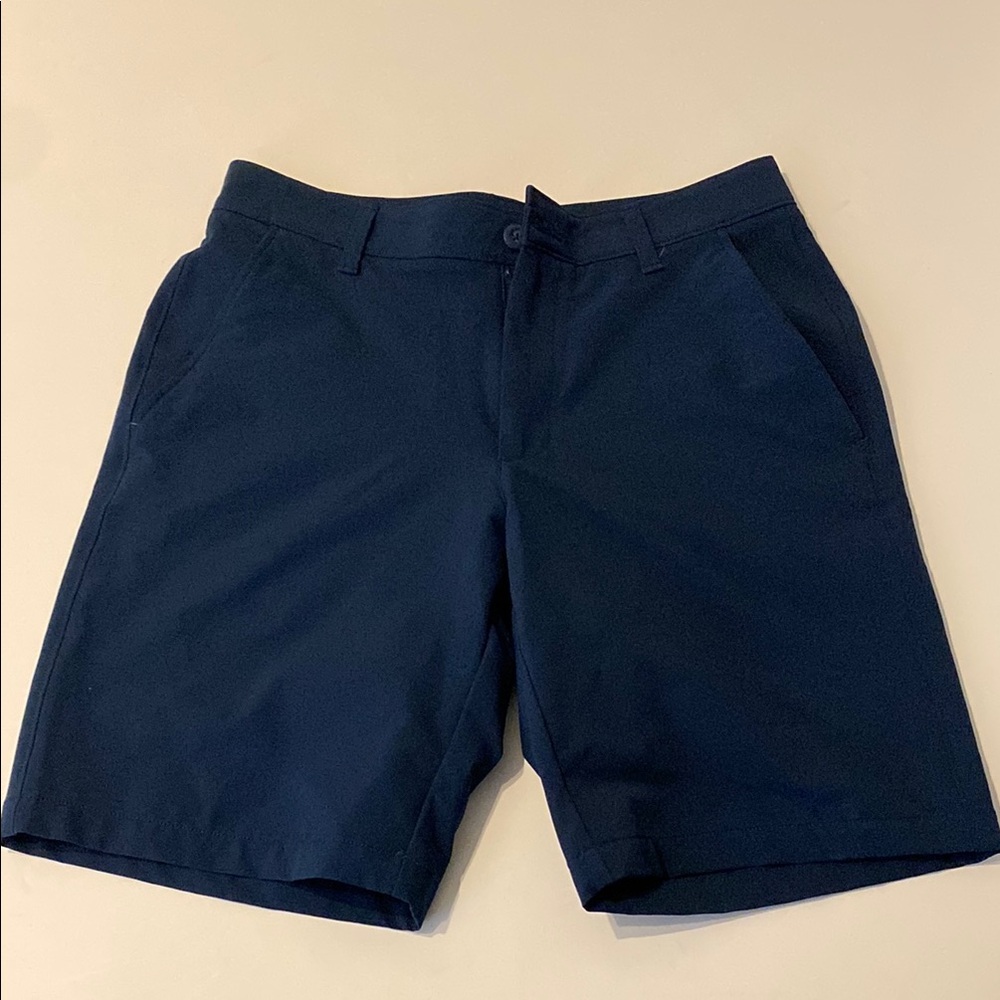 Under Armour Men's Dark Navy Flat-Front Shorts